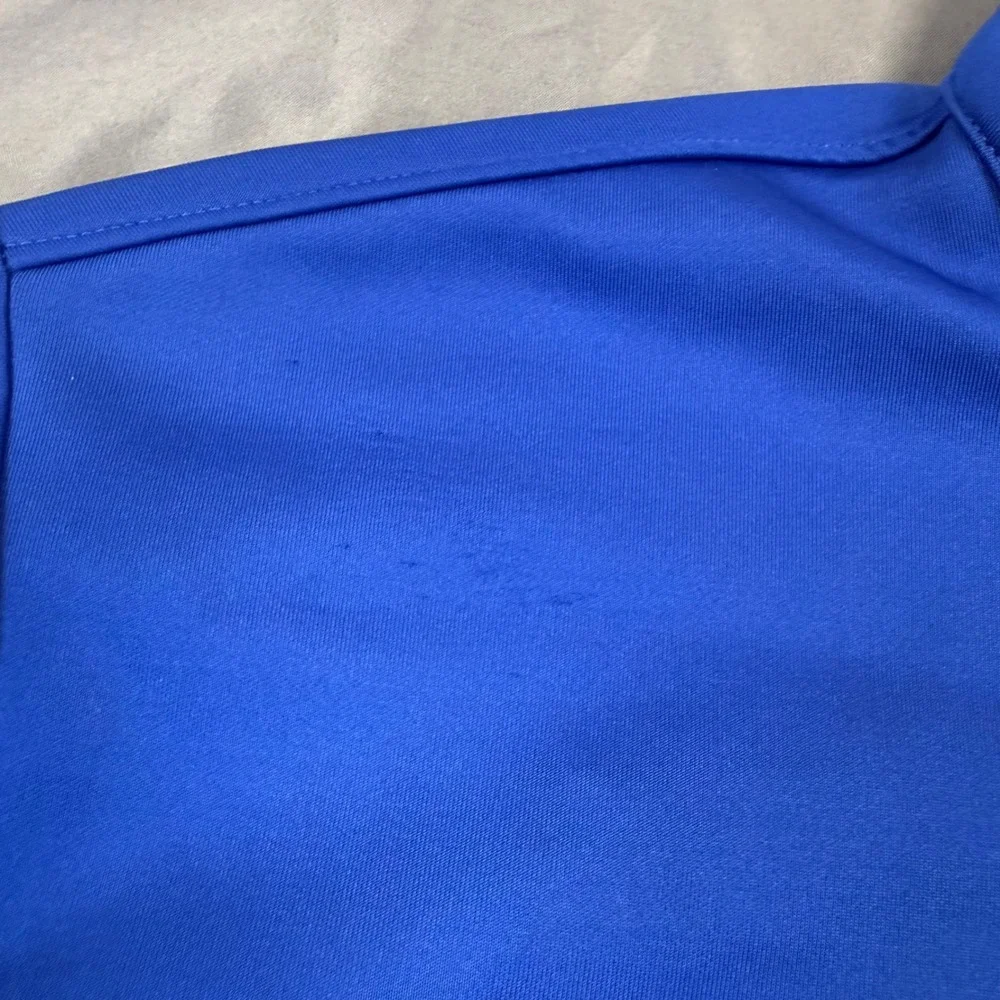 Antigua Bandon Dunes Golf Mens Large Royal Blue Quarter Zip Pullover Sweatshirt
